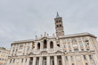 The Papal Basilica of Saint Mary Major in Rome, Italy.