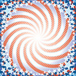 Illustration: Stylized US Retro Background. Stylized US Retro Background.
