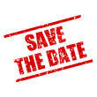 stempel eckig save the date I