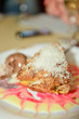 Apple pie with ice cream