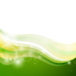 Vector Illustration of an Abstract Green Nature Background