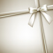 elegant background with white bow