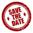 stempel rund save the date I
