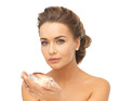 woman showing big diamond