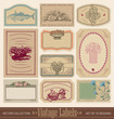 Vector: vintage labels set (vector) vintage labels set (vector)