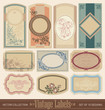 Vector: vintage labels set (vector) vintage labels set (vector)