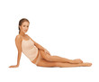 Photo: woman in beige cotton underwear woman in beige cotton underwear