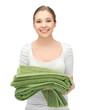 lovely girl with towels