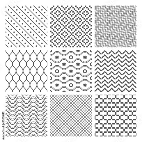 Illustration: Geometric Seamless Patterns Geometric Seamless Patterns