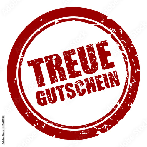 Vector: stempel rund treuegutschein I stempel rund treuegutschein I
