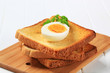 Toast and boiled egg