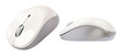 silver magic mouse isolated on white background