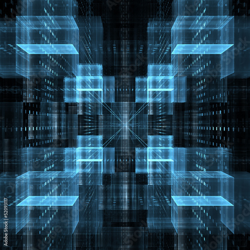 Illustration: Abstract business science or technology background Abstract business science or technology background