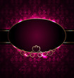 Frame in retro vintage background. Vector illustration.