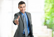 Businessman handshake