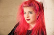 Photo: Punk Teen Female in Corner Punk Teen Female in Corner