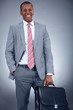 Man with briefcase