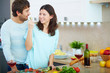 Couple in the kitchen