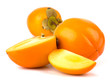 Persimmon fruit isolated on white background