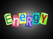 Energy concept.