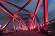 Steel bridge close-up