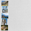 white paper holiday background
