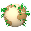 Dollars Globe