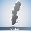 shiny icon in form of Sweden