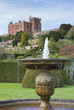 Looking up from the gardens to Powis Castle, mid Wales,UK