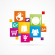 Vector: application/icône internet application/icône internet