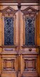 wood old door.
