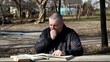 Man tired of reading books