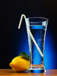 glass of soda water