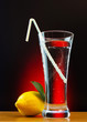 glass of soda water