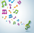 Abstract music background.