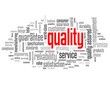 "QUALITY" Tag Cloud (customer service reliability satisfaction)
