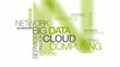 Video: Network Big Data Cloud computing words tag cloud animation Network Big Data Cloud computing words tag cloud animation