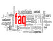 "FAQ" Tag Cloud (information support customer service hotline)