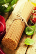 Foto: whole wheat spaghetti whole wheat spaghetti