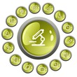 Vettoriale: Education button set Education button set