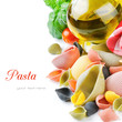 Colorful Italian pasta