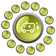 Vettoriale: Medical button set Medical button set