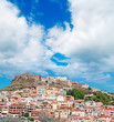 Castelsardo under clouds