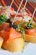 Appetizer Tapas, Spanish tapas with Salmon