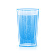 Glass of fizzy water