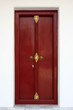 Chinese style red door