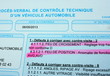 procès-verbal  de contrôle technique