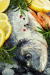 Foto: fresh seafood on ice fresh seafood on ice