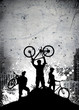 Illustration: Bike tour background Bike tour background