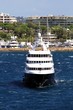 Photo: Private luxury yacht close to Cannes; France. Private luxury yacht close to Cannes; France.